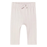 MarMar Copenhagen Baby Girls Solid Ribbed Drawstring Lounge Pants