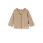 MarMar Copenhagen Baby Solid Ribbed V-Neck Button Cardigan