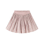 MarMar Copenhagen Embroidered Smocked Skirt - Dusty Rose