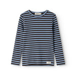 MarMar- Blue & Brown Stripe Copenhagen Kids Long Sleeve Tee