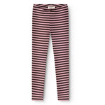 MarMar Copenhagen Brown Stripe Rib Leggings - Rose