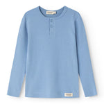 MarMar Copenhagen Kids Solid Ribbed Henley Long Sleeve Top