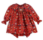 Sophie & Lucas Red Christmas Bauble Dress