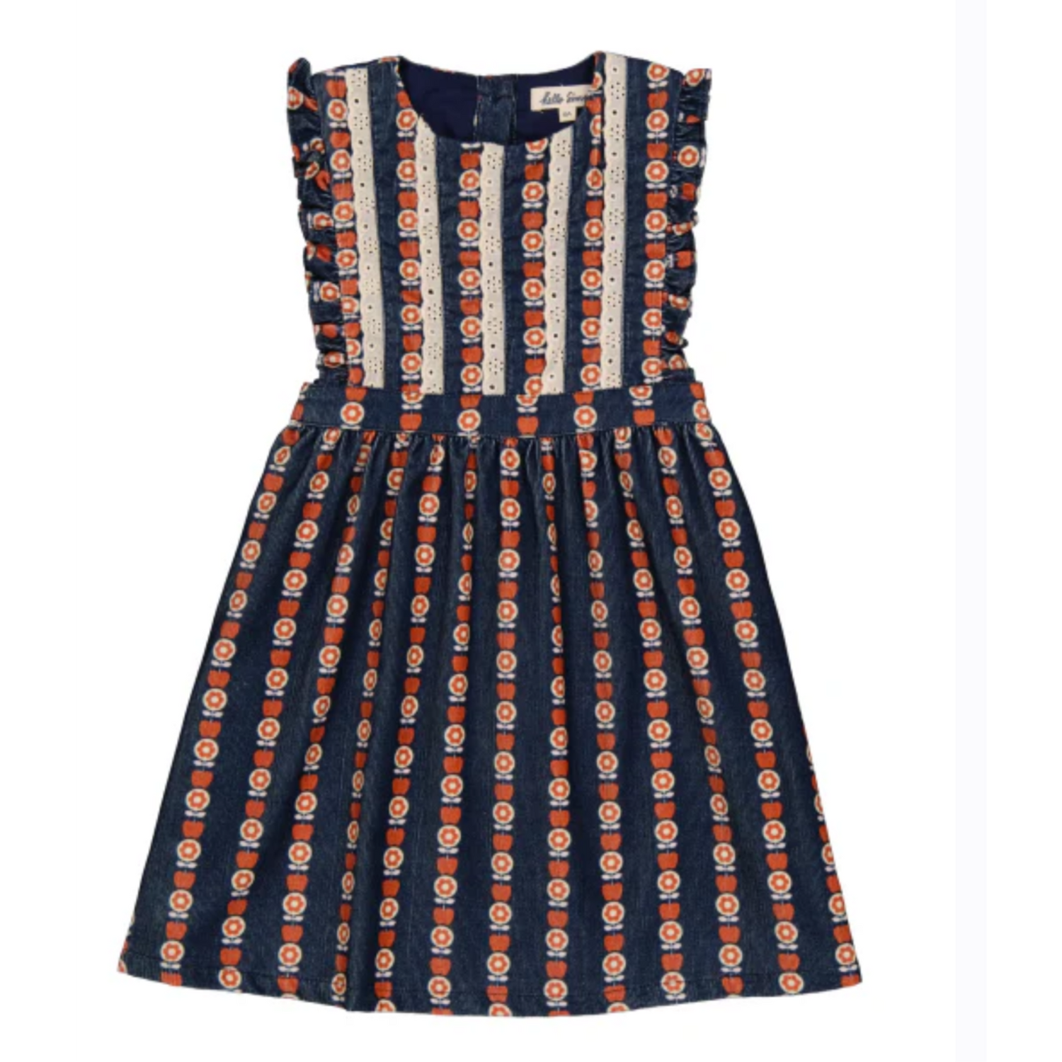 MINOUCHE DRESS POMLINE BLUE