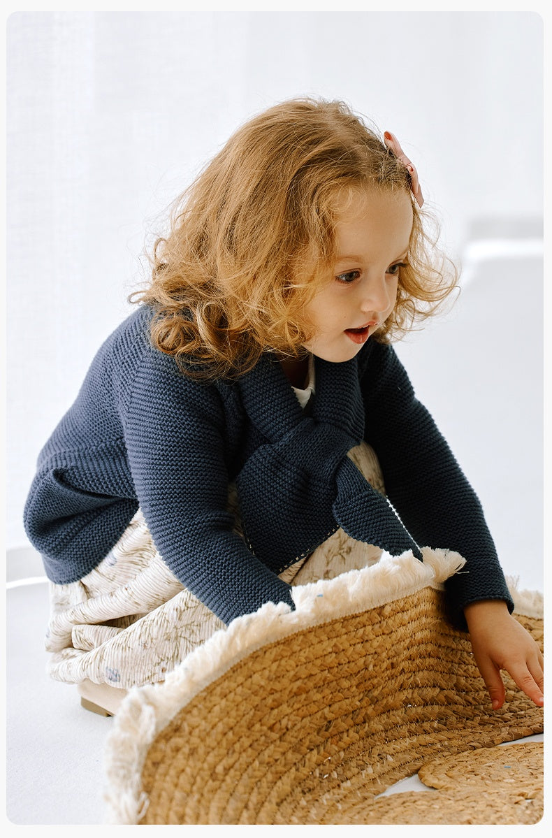 Children's Scarf Neck Sweater