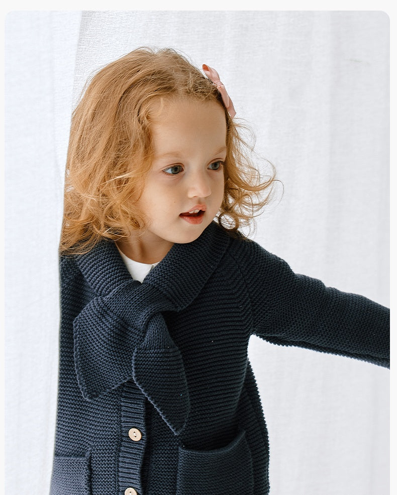 Children's Scarf Neck Sweater