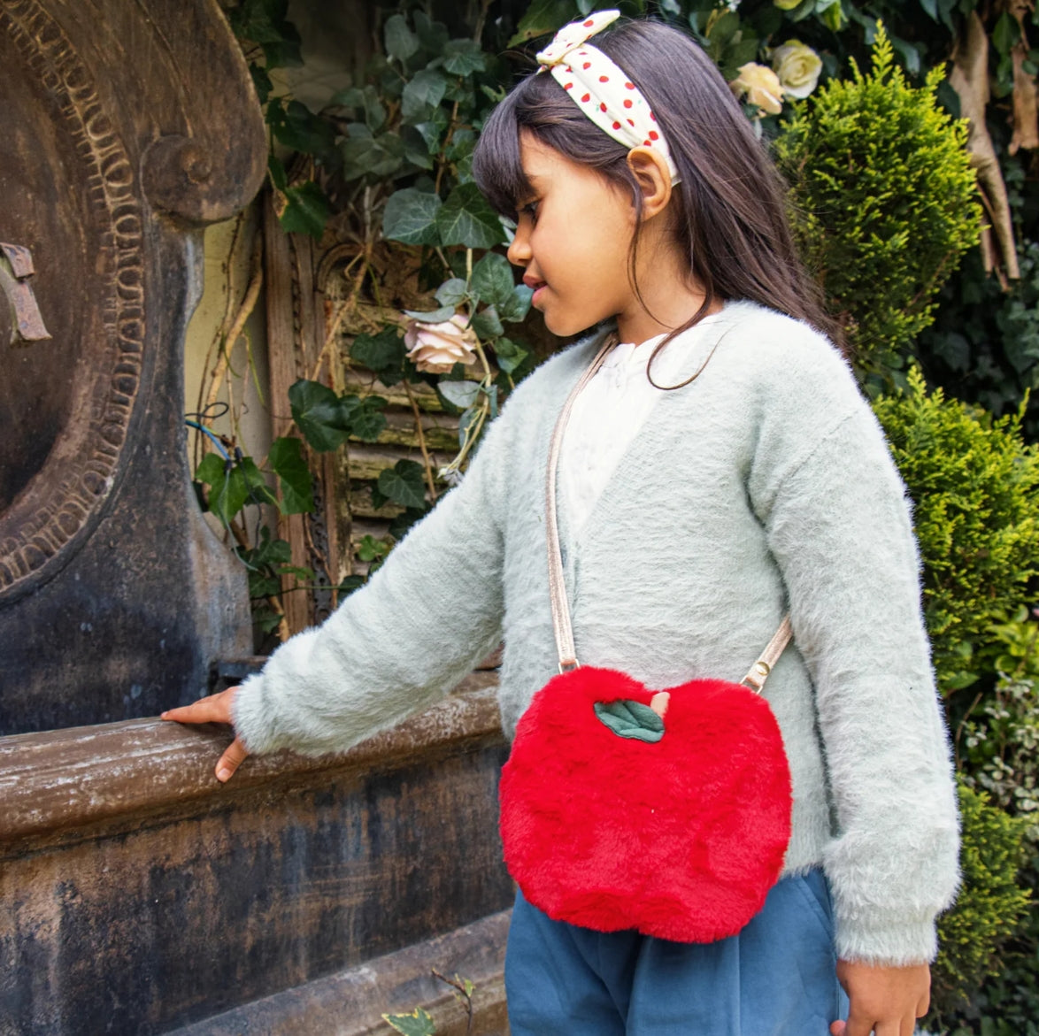 Rosy Apple Tie Headband