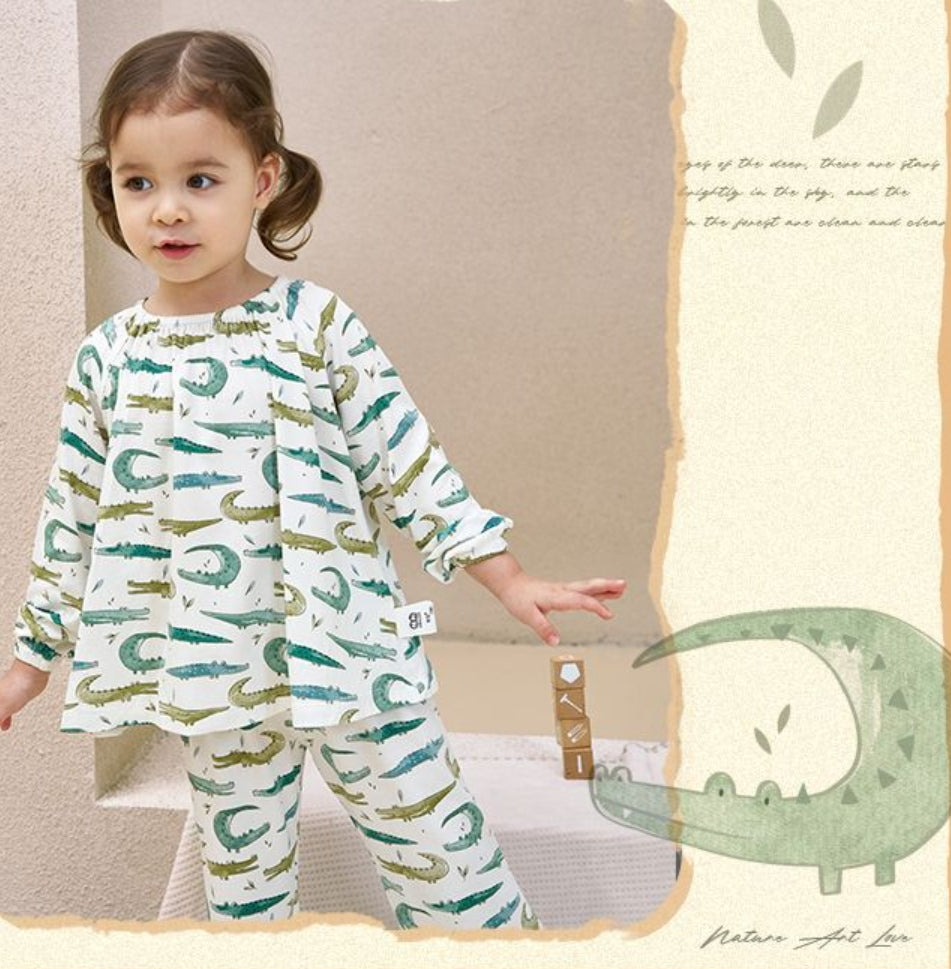 Girls Crocodile Loungewear