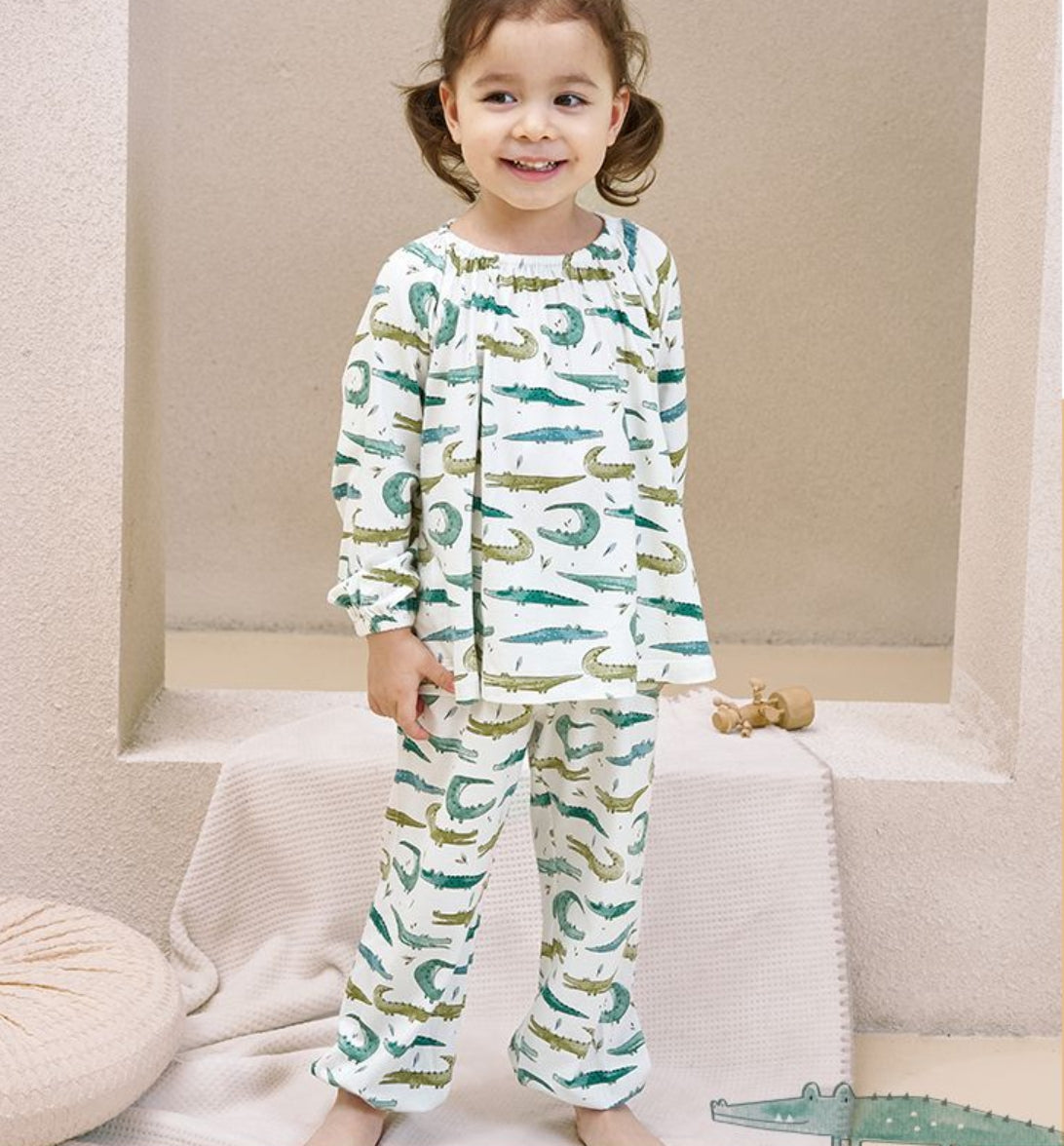 Girls Crocodile Loungewear