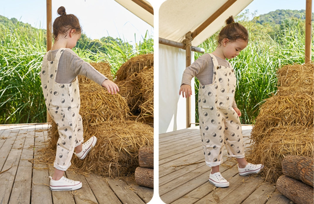 Girls' Taiji Qiankun Bib Pants