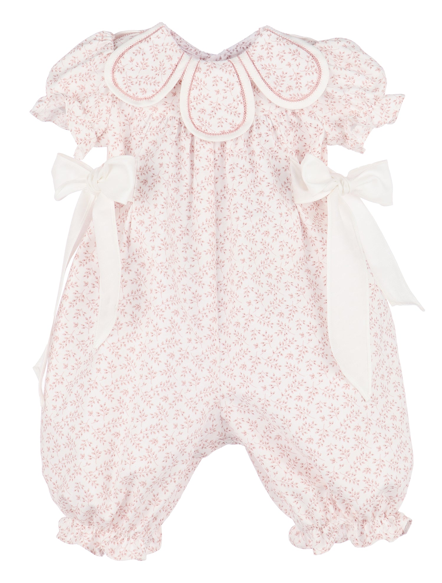 Rose Ditsy Floral Long-Leg Baby Romper