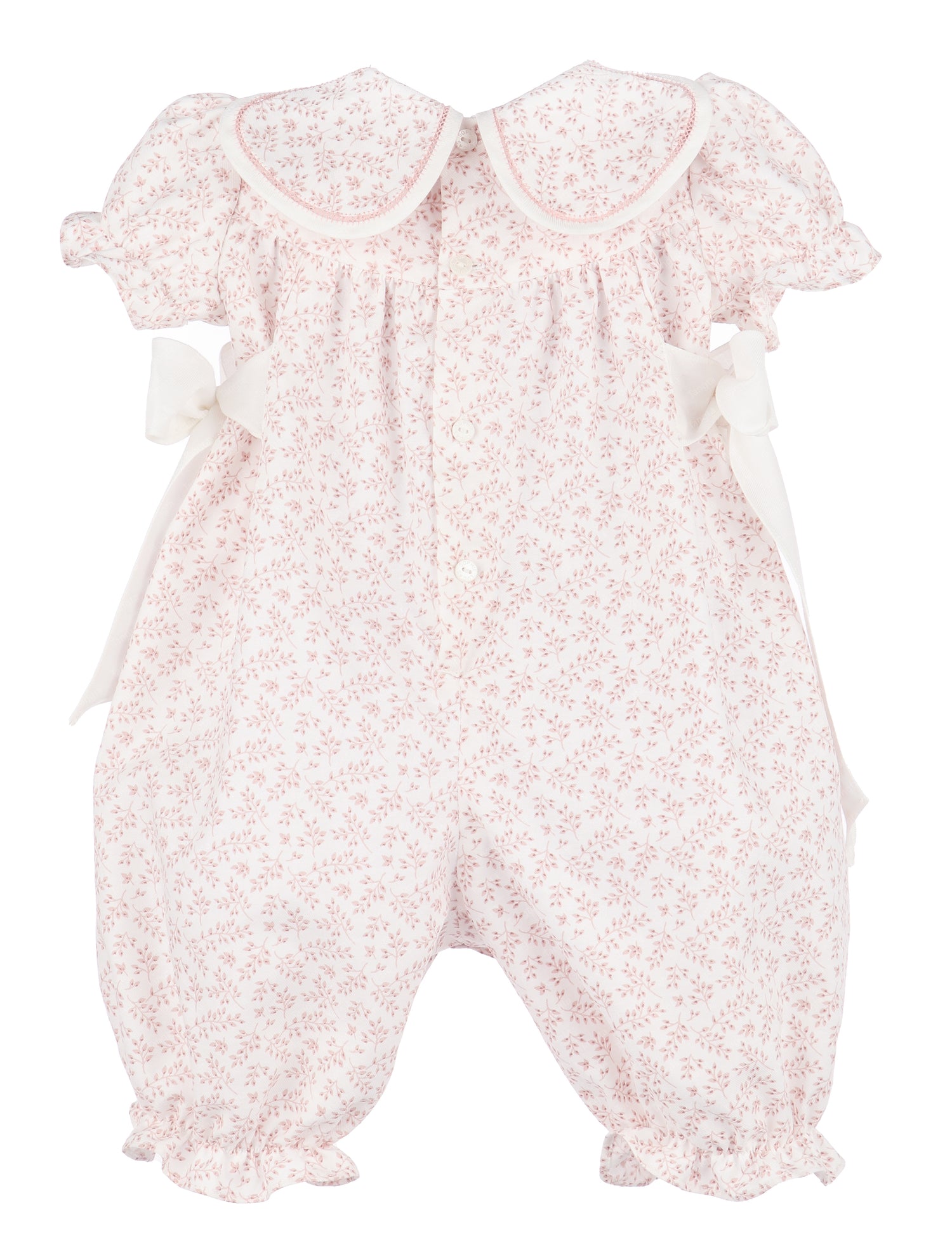 Rose Ditsy Floral Long-Leg Baby Romper