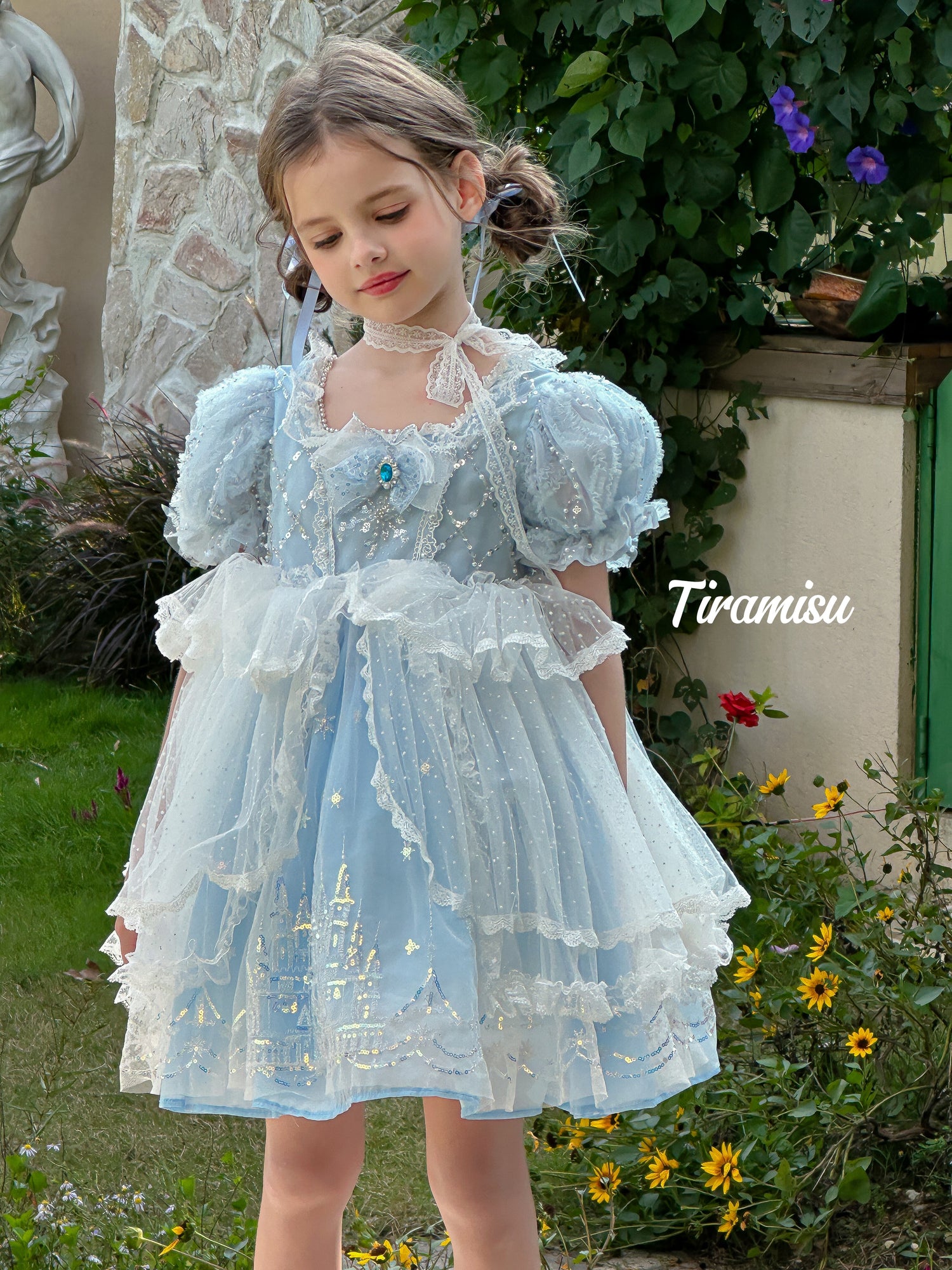 Tiramisu Elsa Princess Dress