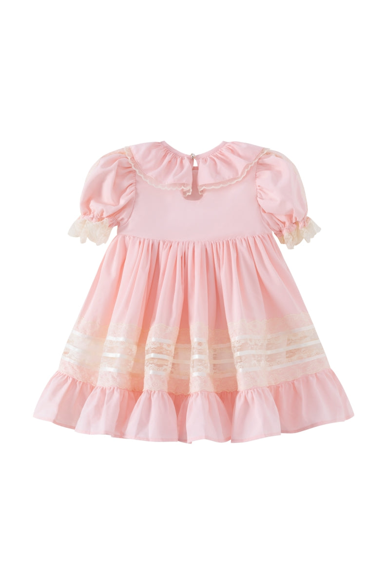 JannyBB Baby pink Heirloom Lace dress