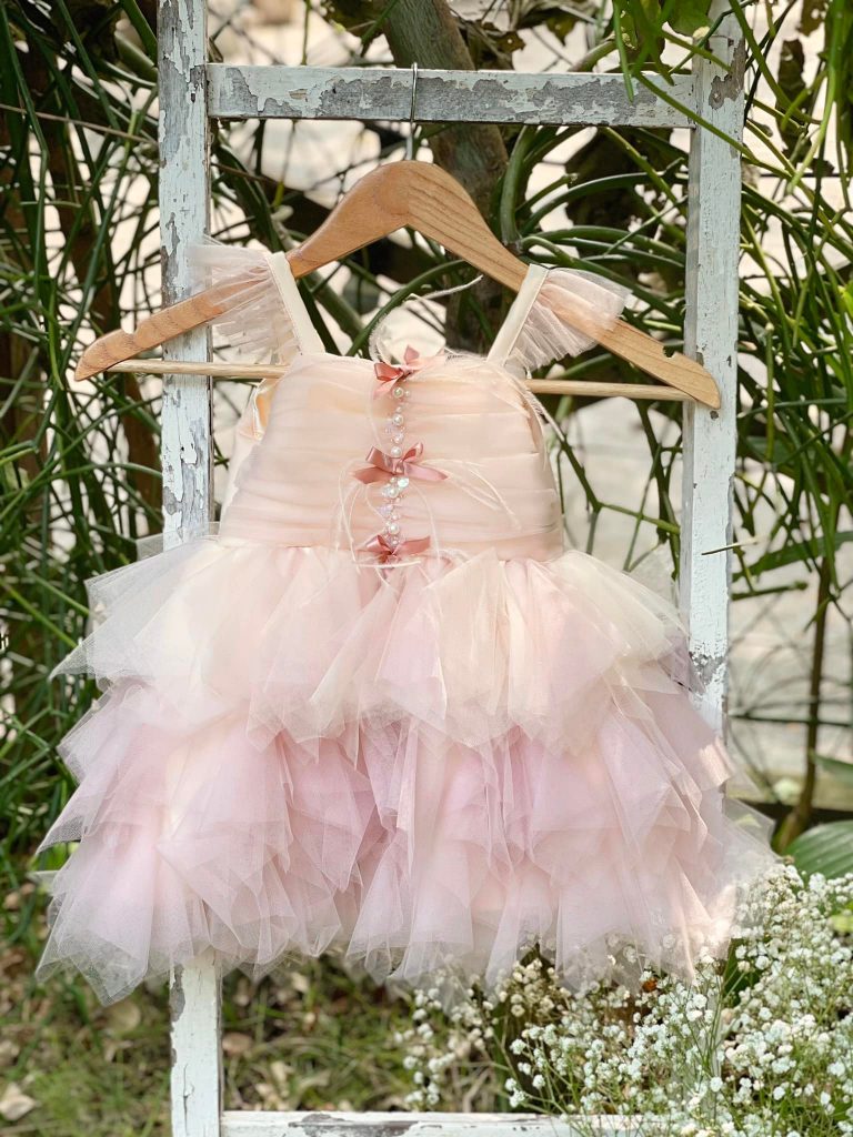 ChaikoHouse Swan1 Pink Princess Dress for Girls| Pre-order
