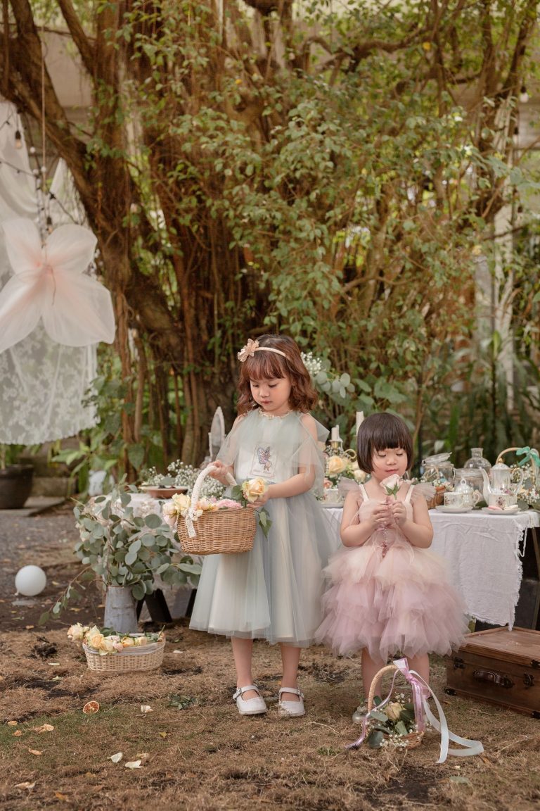 ChaikoHouse Swan1 Pink Princess Dress for Girls| Pre-order