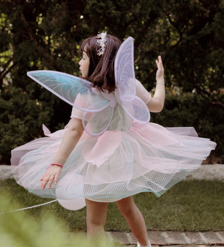 ChaikoHouse Lily Dress with Puffy Sleeves & Bows| Pre-order