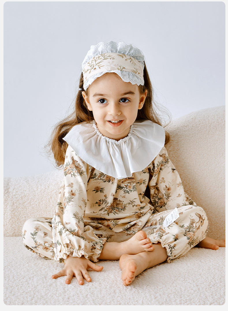 Girls' Fawn Long Sleeve Loungewear