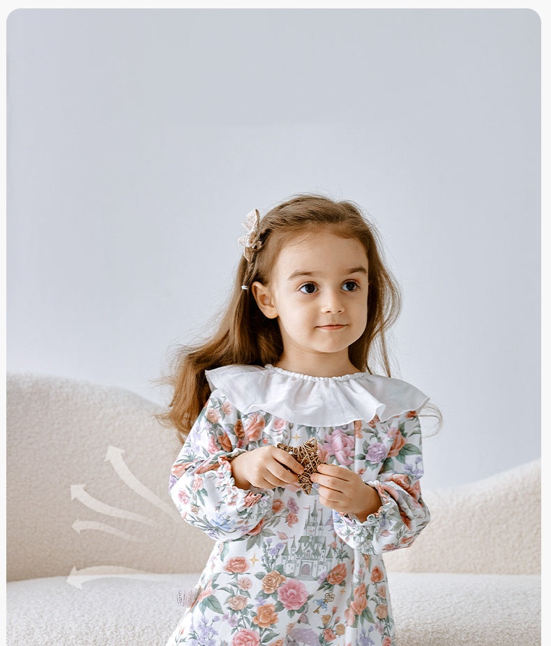 Girls Rose Garden Long Sleeve Loungewear