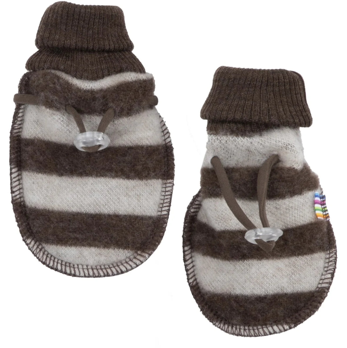 Joha Wool Brown Mittens