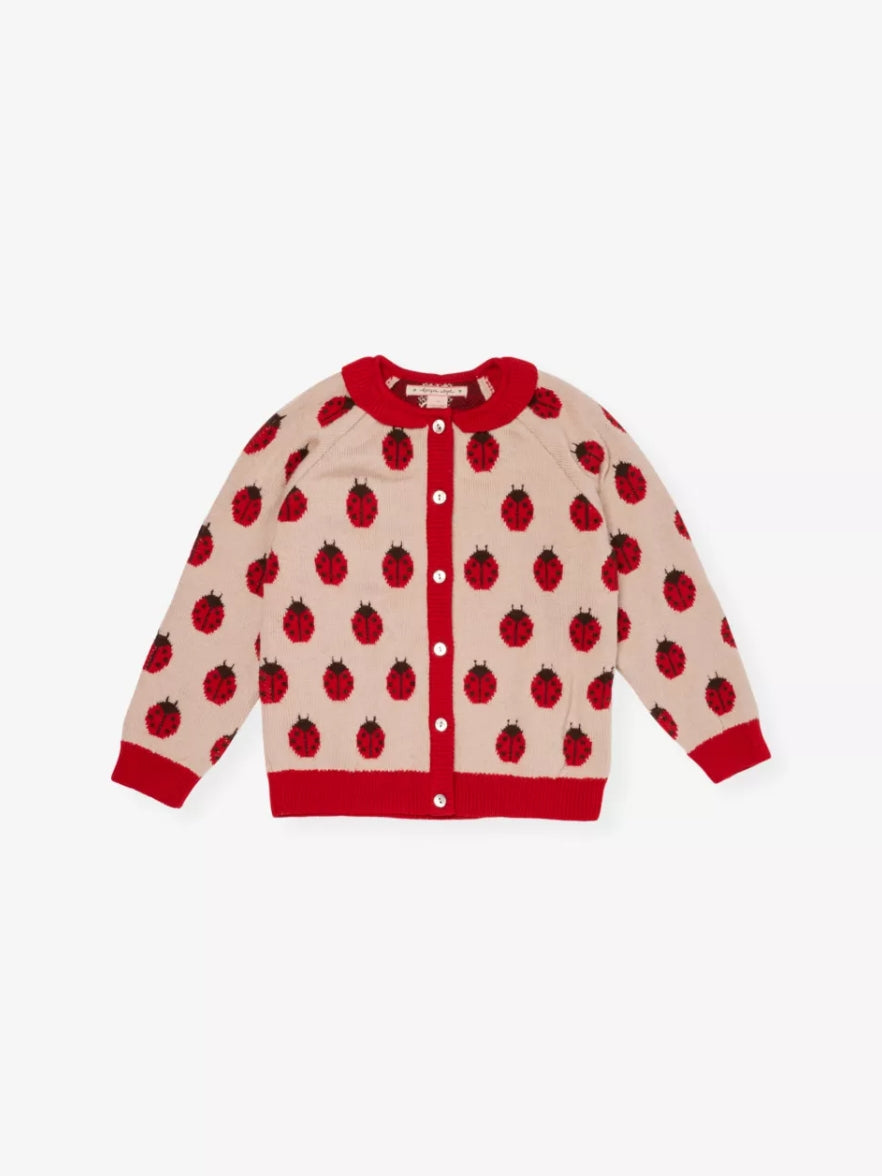 Konges Slojd Wool Ladybird Knitted Cardigan