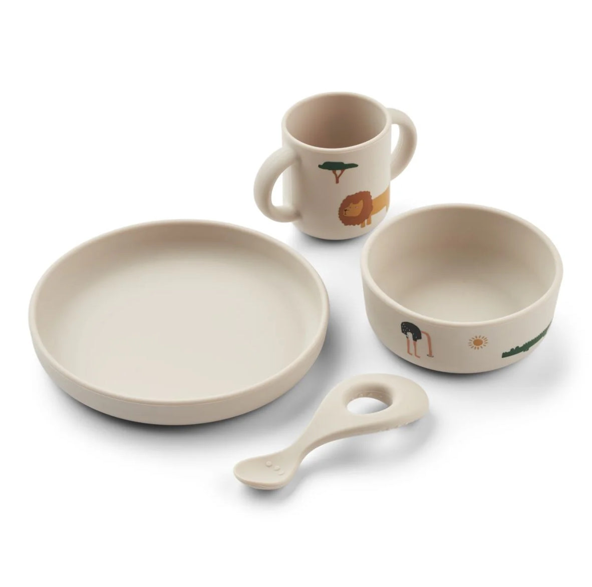 Liewood Kids Tableware Set-Safari Sandy