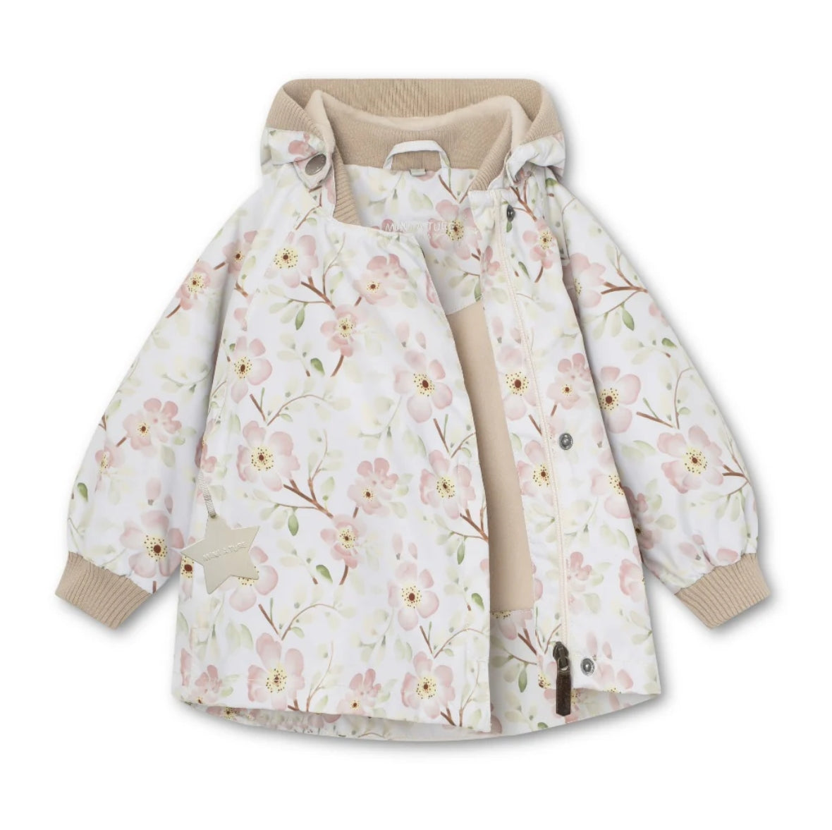 MINI  A TURE Fleece Lined Printed Spring Jacket（velvet lining绒里）