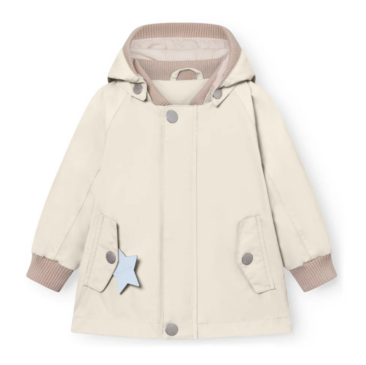 MINI A TURE Kids Waterproof Jacket with Detachable Hood