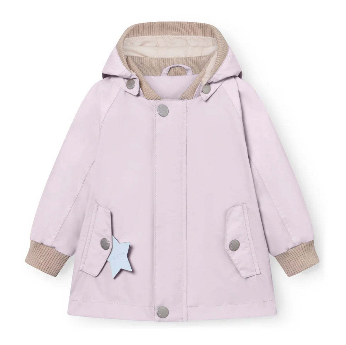 MINI A TURE Kids Waterproof Jacket with Detachable Hood