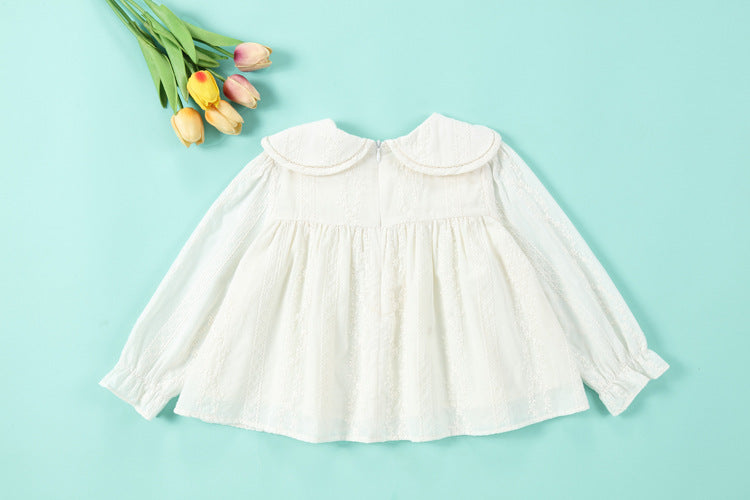 Petal Collar Baby&Girls Blouse