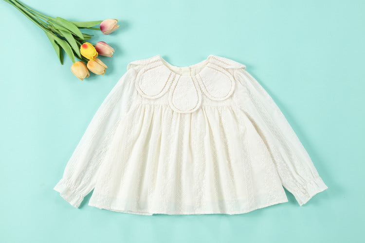 Petal Collar Baby&Girls Blouse