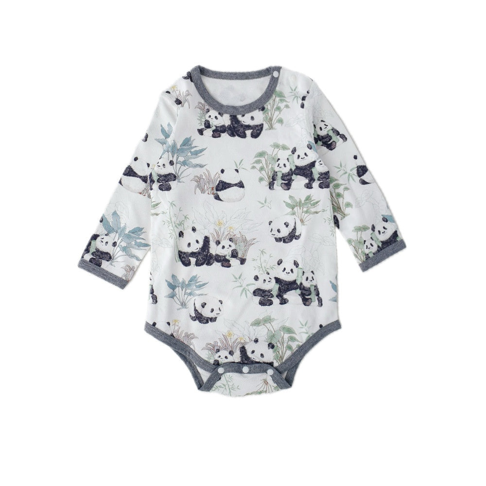 Baby Bamboo Garden Panda Cotton Hoodie