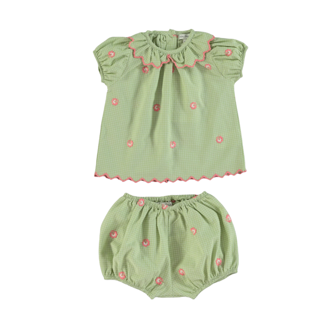 Bebe Organic Baby Top and Bloomer Set