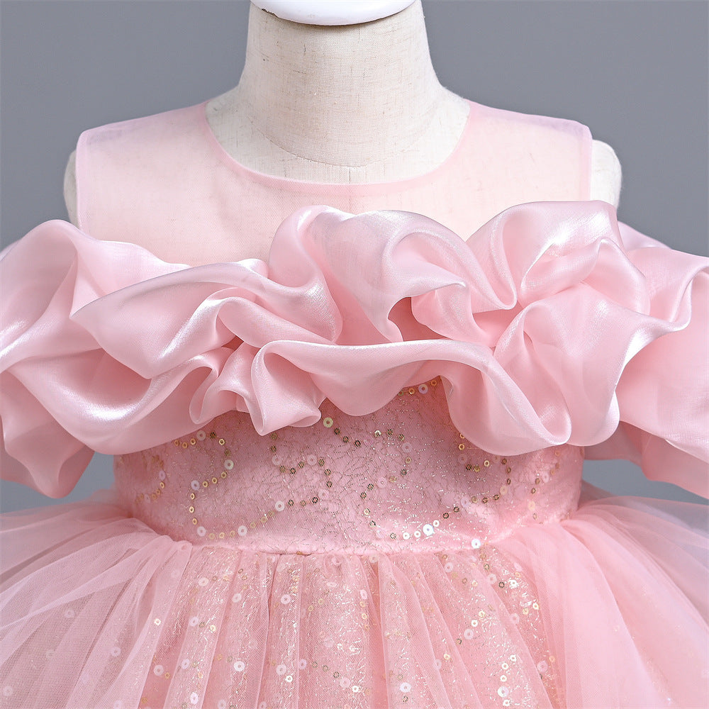 Pink Princess Dresses Evening Gowns Flower Girl Dresses Dresses