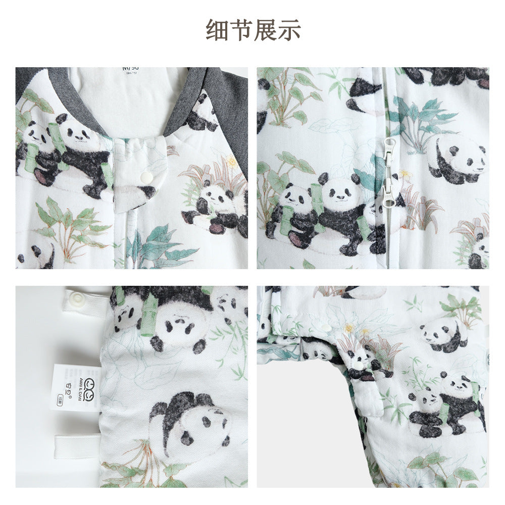 Baby Garden Panda Sleeping Bag (Thin Sandwich Cotton 2.5TOG)