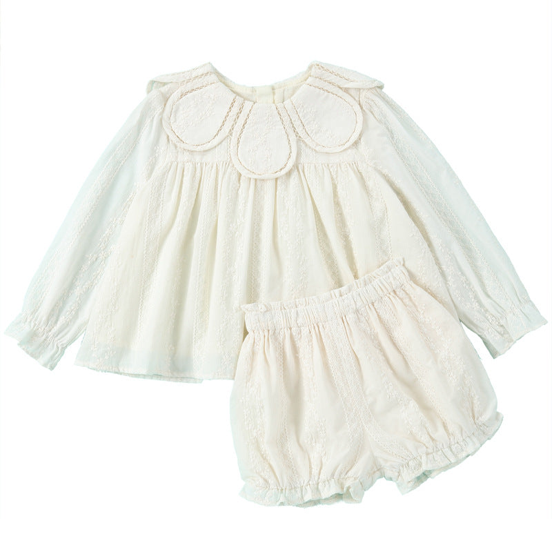 Petal Collar Baby&Girls Blouse