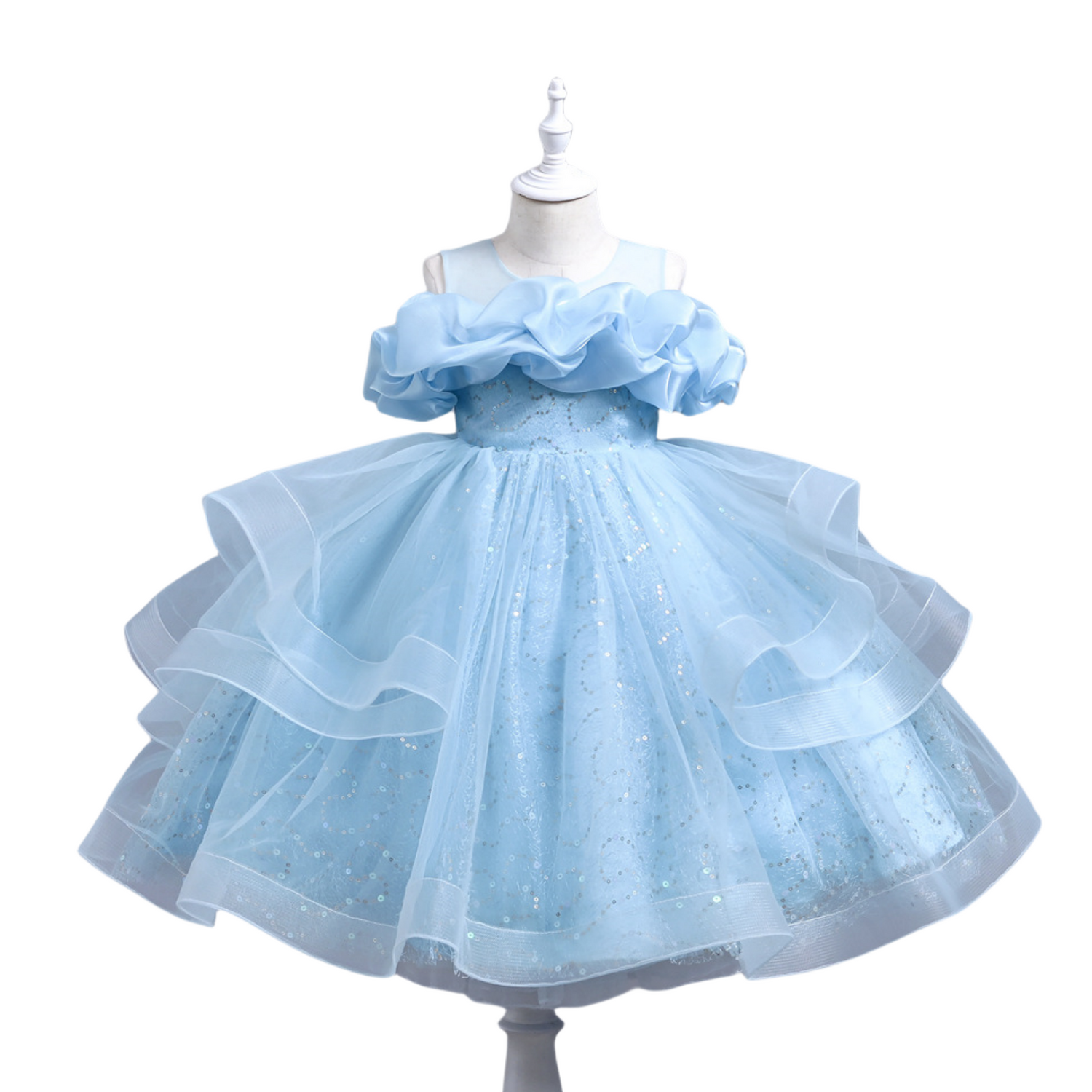Blue Princess Dresses Evening Gowns Flower Girl Dresses Dresses