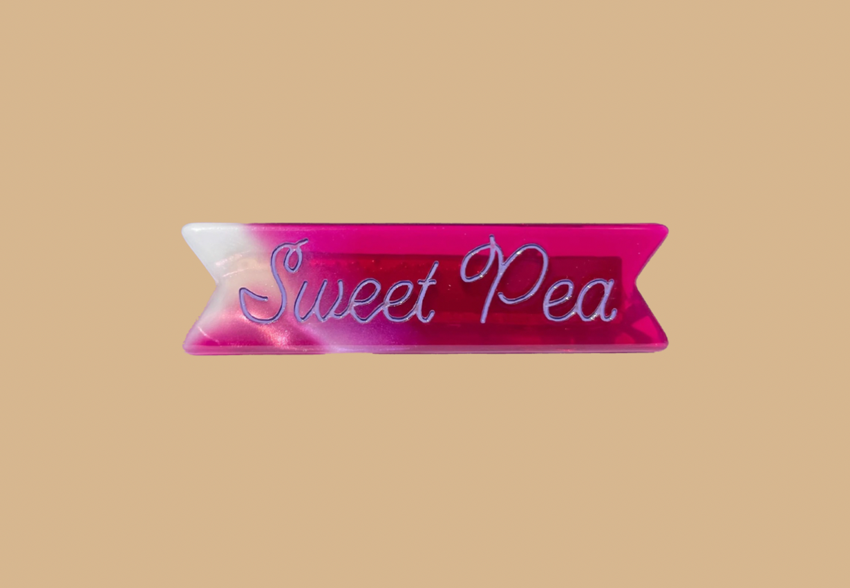 Sweet Pea Hair Clip