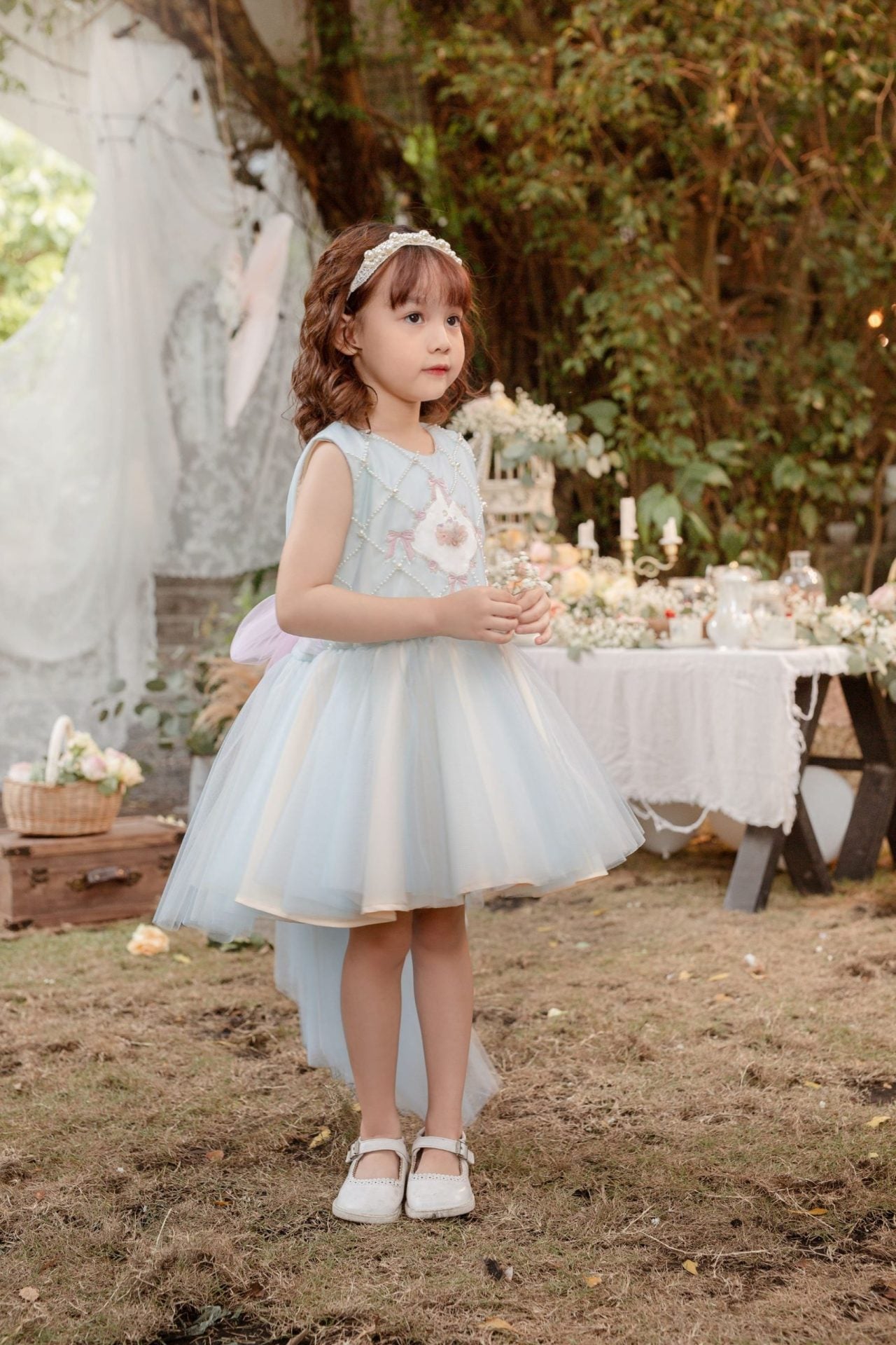 Pearl Tulle Dress