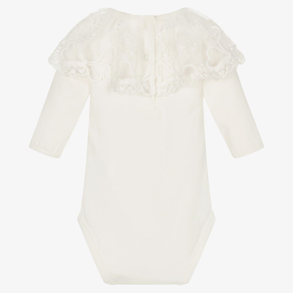 Phiclothing Baby Bodysuit with Lace Collar