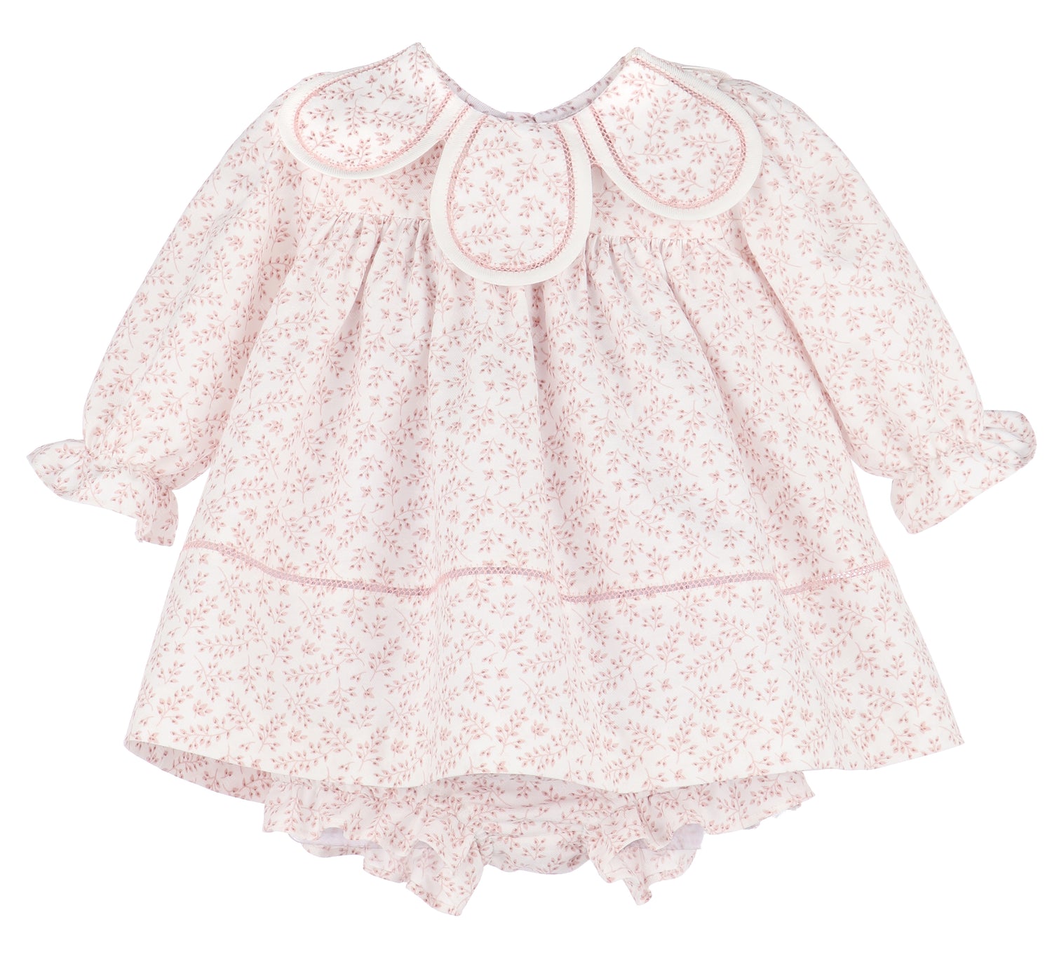 Blush Ditsy Floral Baby Dress Set
