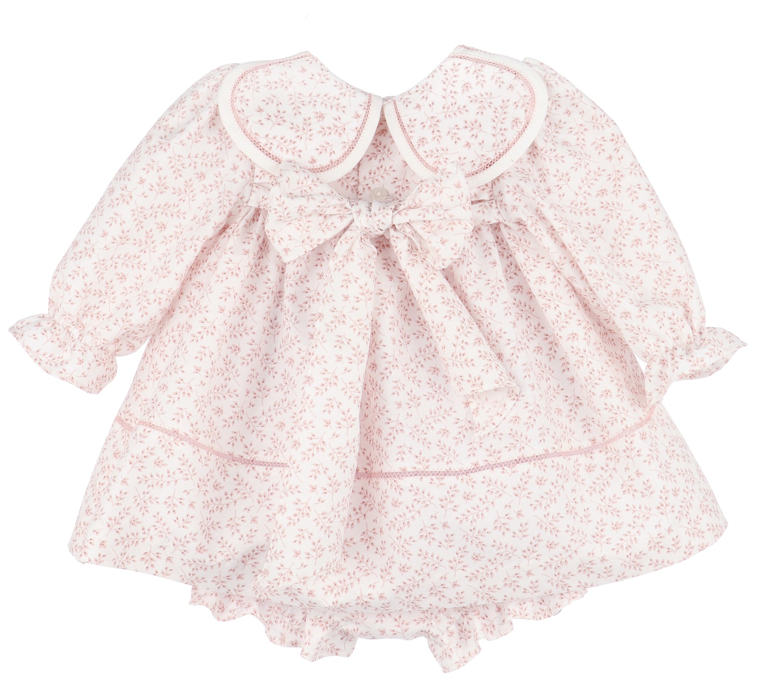 Blush Ditsy Floral Baby Dress Set