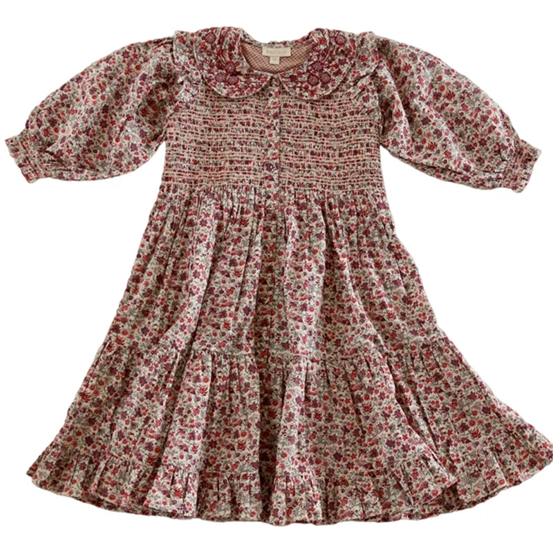 Bonjour Girls  Ditsy Floral  Cotton Dress