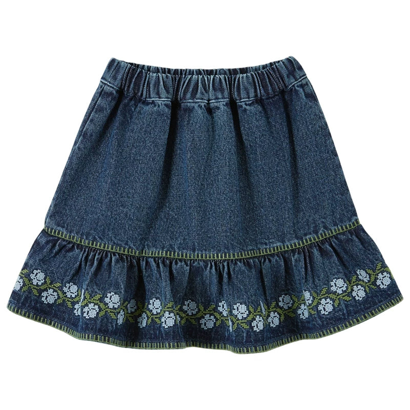 Denim Cotton Skirt