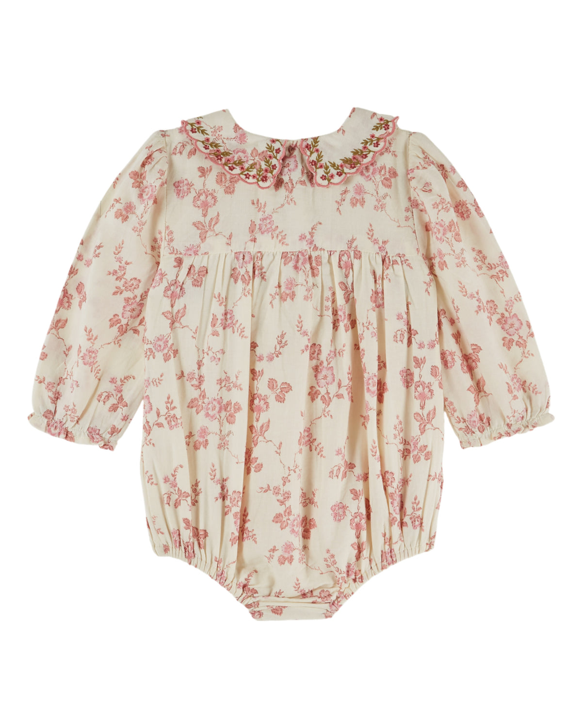 Emile et Ida Floral Smocked  Romper