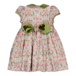 Kidiwi floral smocked dress 35131-ti336, front view