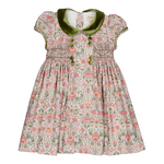 Kidiwi floral smocked dress worn by a child