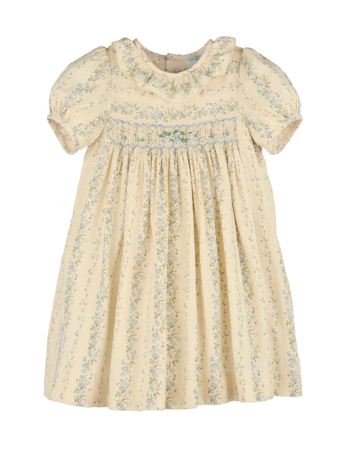 LULIME Blue Floral  Cotton Dress