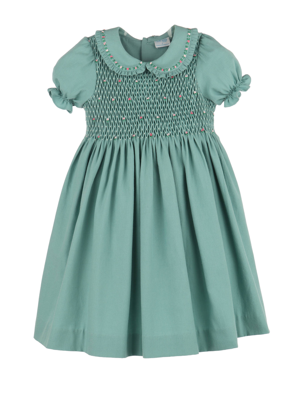 LULIME  Green Puff Sleeve  Dress