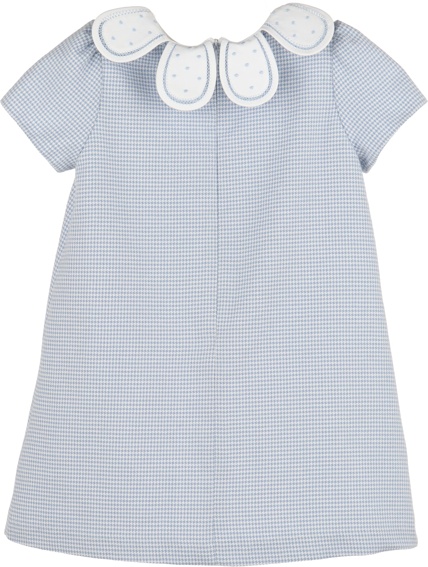 lulime Light Blue Houndstooth Dress